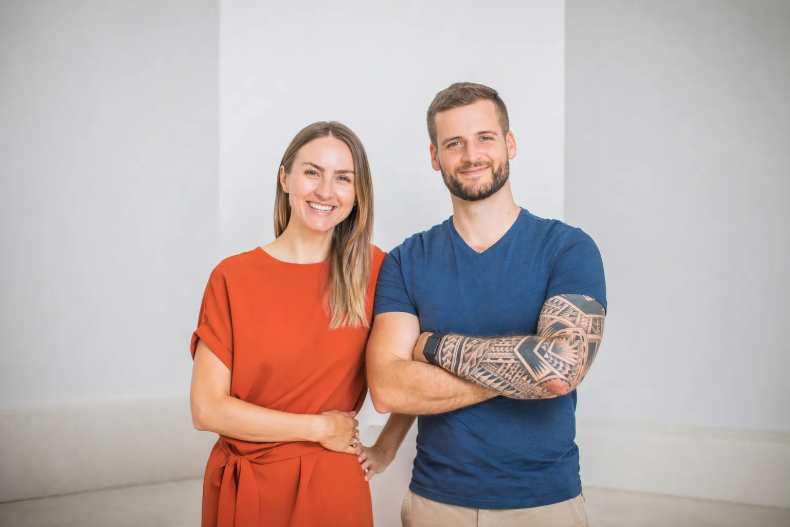The HERO HOMES team — Agnieszka and Michael